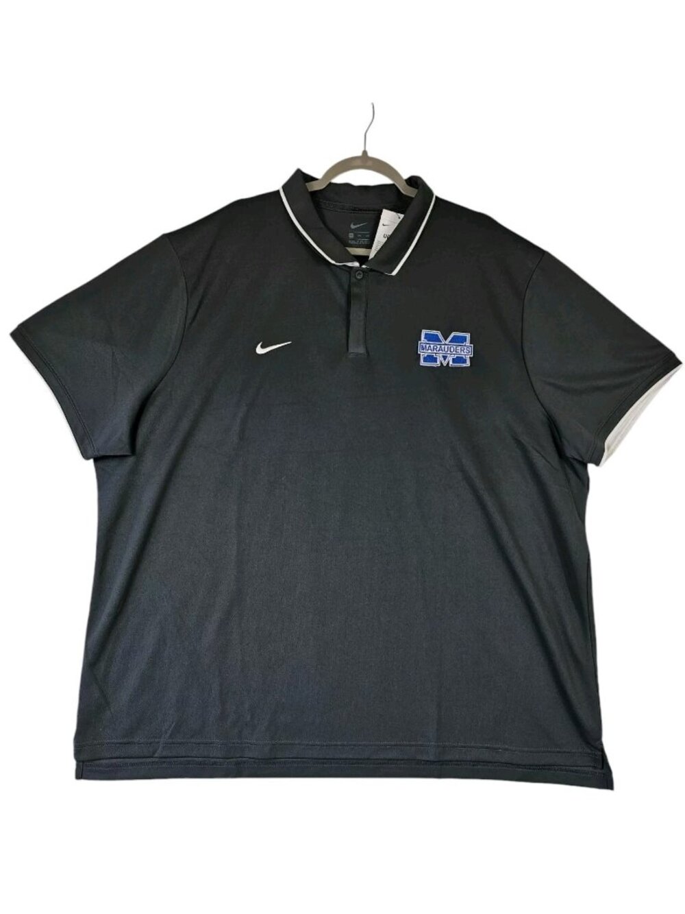 Nike Dri-FIT Marauders Golf Polo Shirt Mens Size 4XL Black CW3415-060 NWT